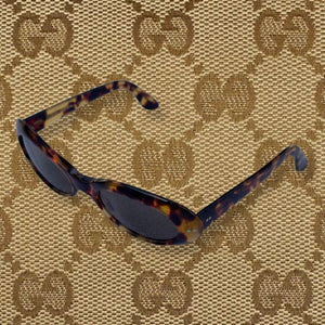 Gucci Oval Tortoise Glasses