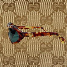 Load image into Gallery viewer, Gucci Tortoise Solbriller
