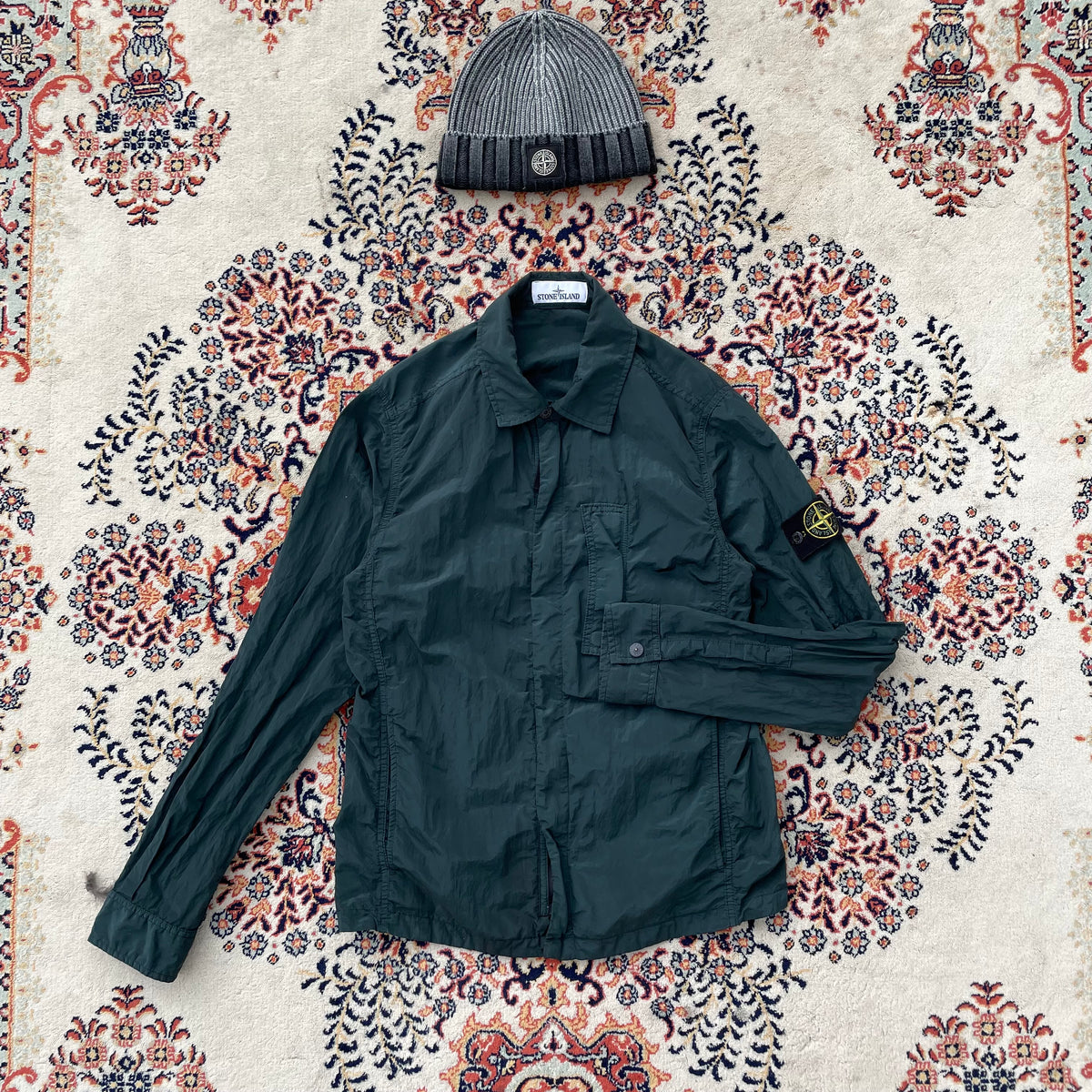 Stone Island (S) Nylon Metal Overshirt