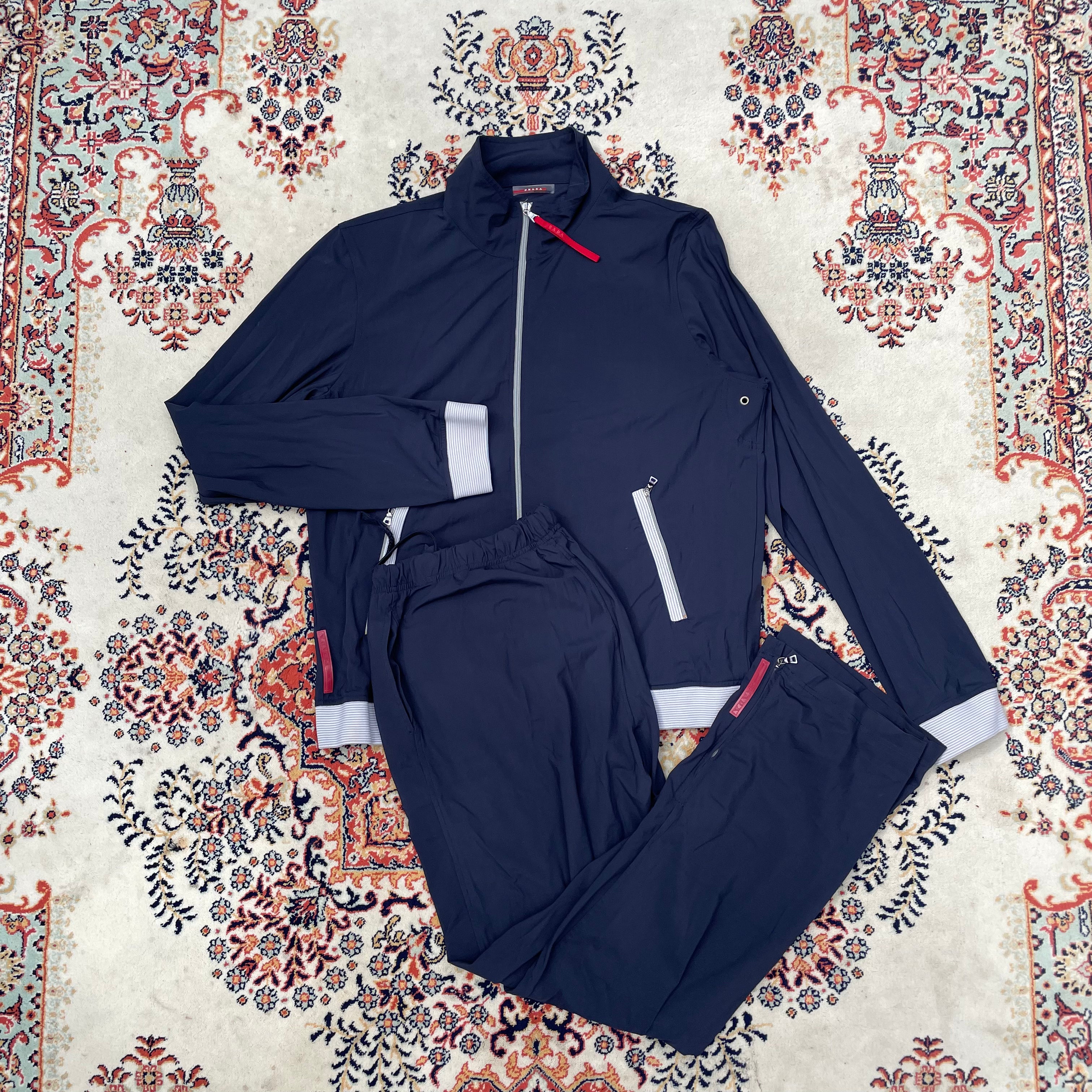 Prada sport tracksuit sales