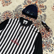 Load image into Gallery viewer, Pinstriped Valentino Longsleeve Polo
