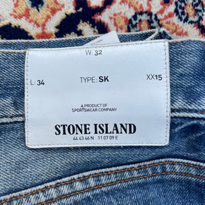 Stone Island (W32/L34) Washed SK Jeans